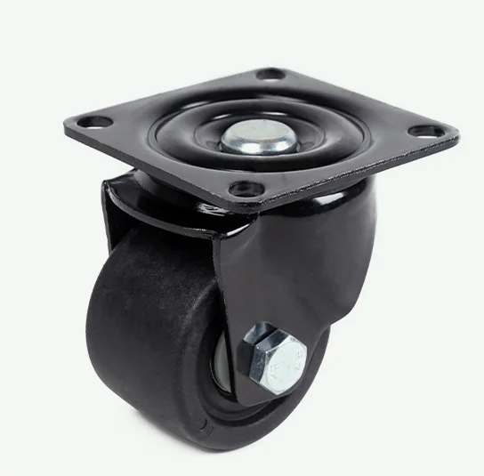 
Factory Direct Sales Nylon Rubber Material Movable Durable Hospital Bed 500kg Heavy Duty Caster Wheel 