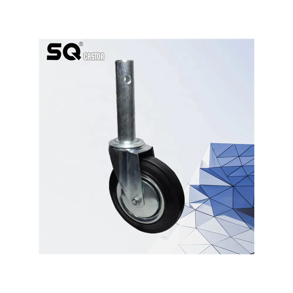 SQ Castor Swivel Heavy Duty Trolley Caster Wheel With Bearing Top Oem Ball Style,Heavy Duty Pressed Steel Industrial Castor