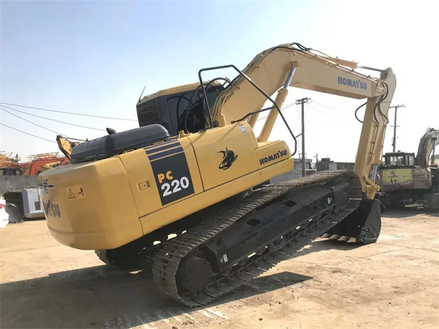 New Arrival Used Komatsu Hydraulic Excavator Japan Original 22 Tons Komatsu PC220 High Efficiency Construction Machinery