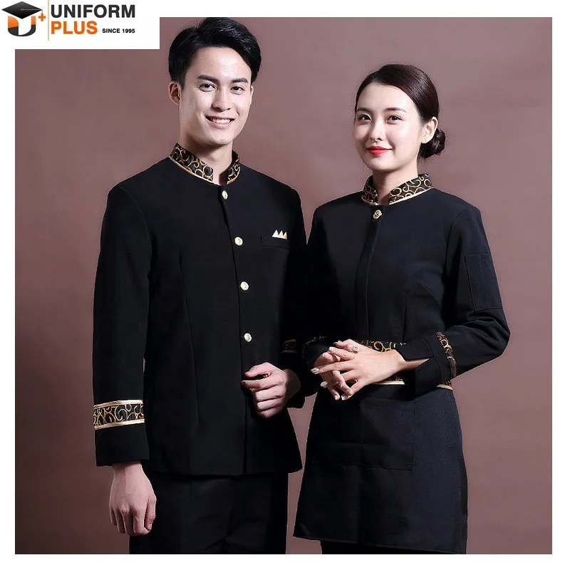 Платье для ресторана, униформа для персонала ожидания, фартук, униформа для ресторана, фаст-фуда