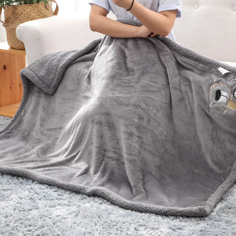 custom wholesale babies king size polar fleece flannel fluffy throw baby winter thick blankets for newborns