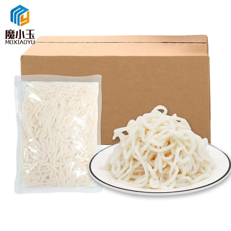 Wholesale Japanese Style Low Fat Skimming Instant Foods High Dietary Fiber Oat Udon Noodles Shirataki Low Carb Konjac Noodles