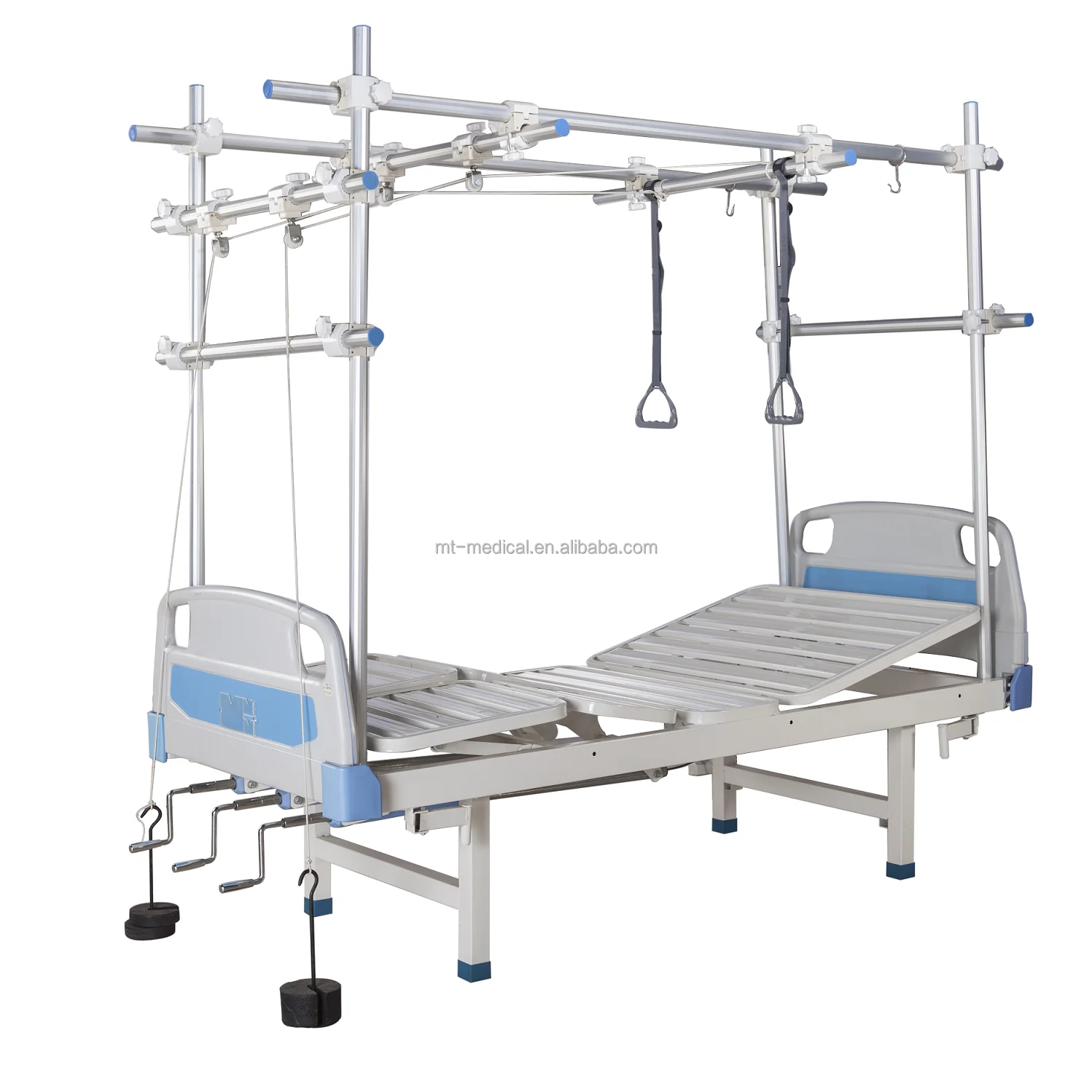 MT MEDICAL hospital furniture  Manual hospital bed 2 crank,medical hospital nursing bed,hospital manual bed