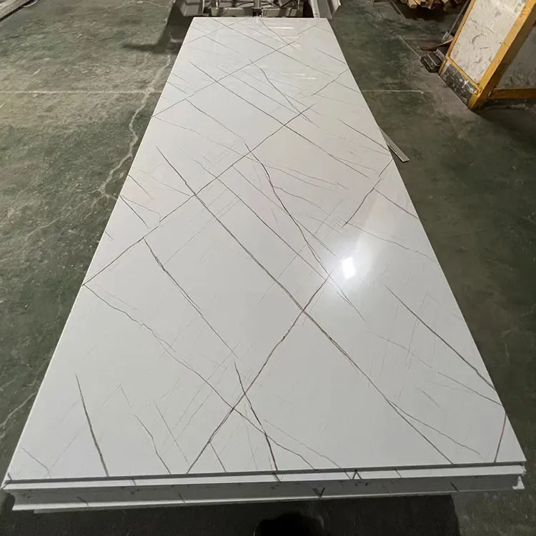 High quality large mdf natural textured bamboo charcoal veneer slats  white metal wallpaper board wooden wall panel sheet