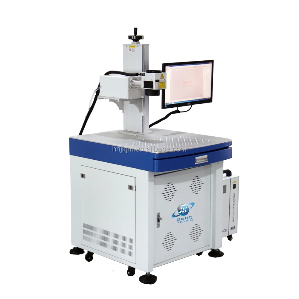 3C electronics components mass production battery cover inductor Chip IC high precision UV laser marking machine