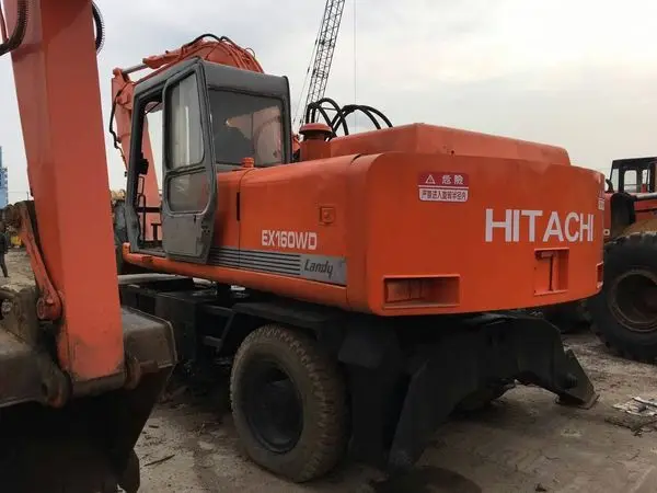 100% original used Hitachi EX160WD wheel excavator Made in Japan in competitive price  UNIQUE Diesel Clearance