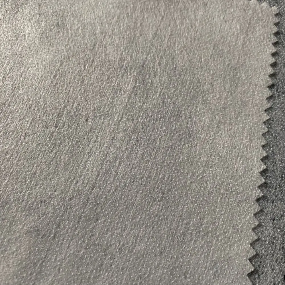 Hot sale 100% Polyester Fusible Spunlace Nonwoven interlining non woven interlining fabric for cloth