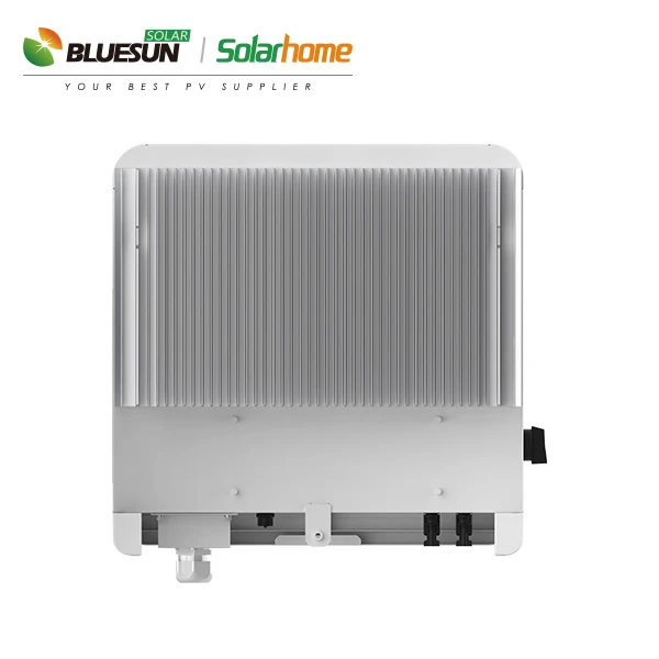 Bluesun 15kw 20kw 30kw 35kva 40kva inverter solar On grid dual MPPT three phase 400V output voltage