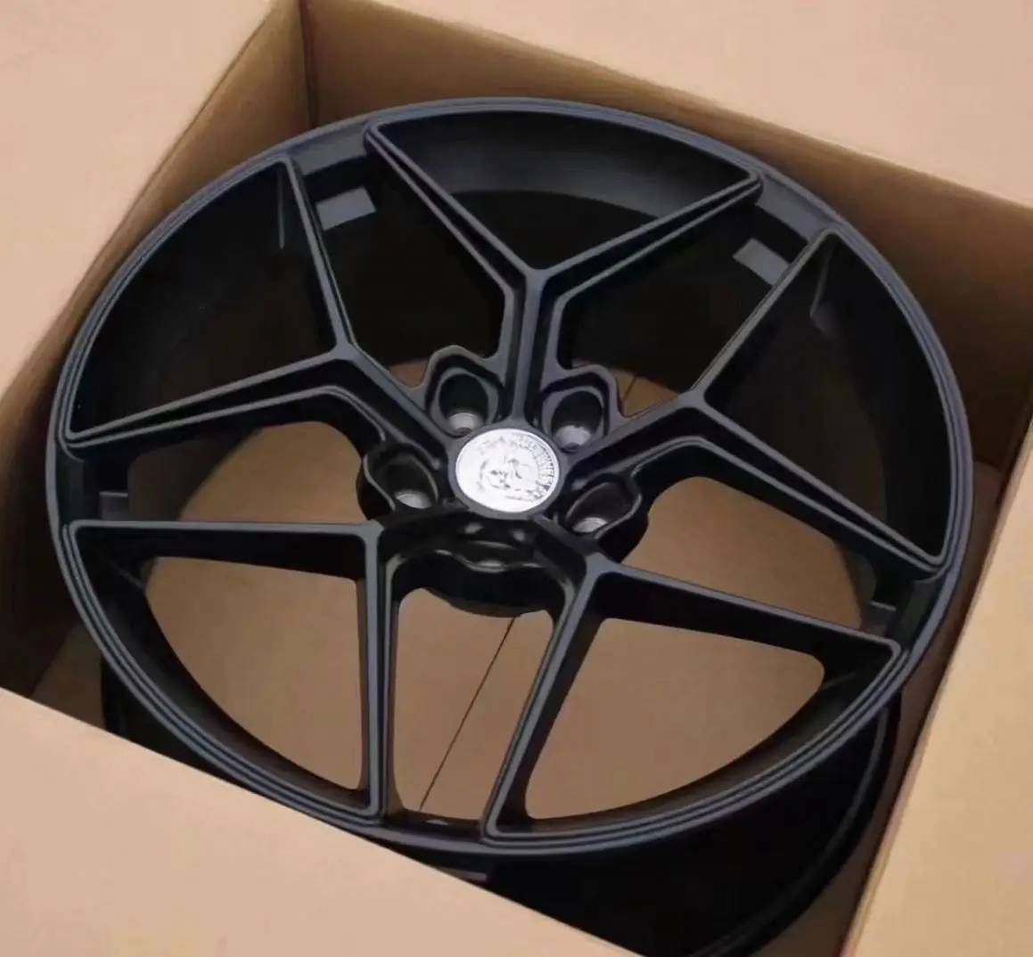 Stylish 19x8.5 Hyper Black Alloy Wheels PCD 5*114.3 ET 35 CB 73.1 for Hyundai Sonata Kia Optima Ford Fusion