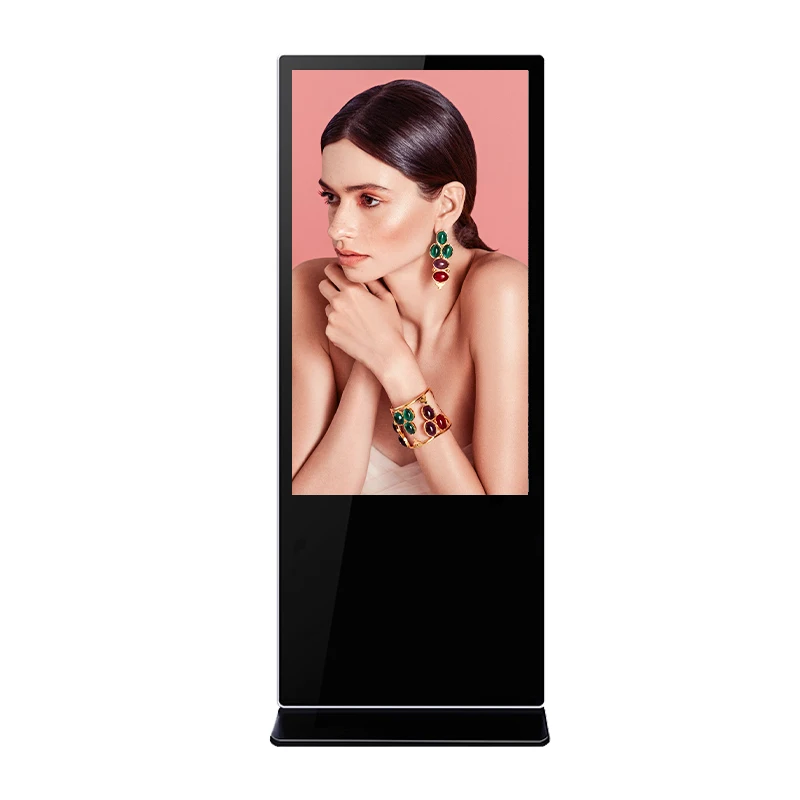 weier 43 inch floor standing indoor android advertising totem retail digital signage lcd display touch screen