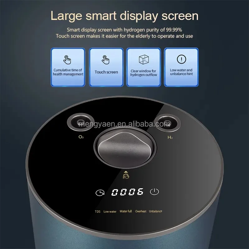 Hydrogen Gas Absorption Generator Inhaler H2 Making Device Best SPE PEM Oxygen Hydrogen Inhalation Water Machine