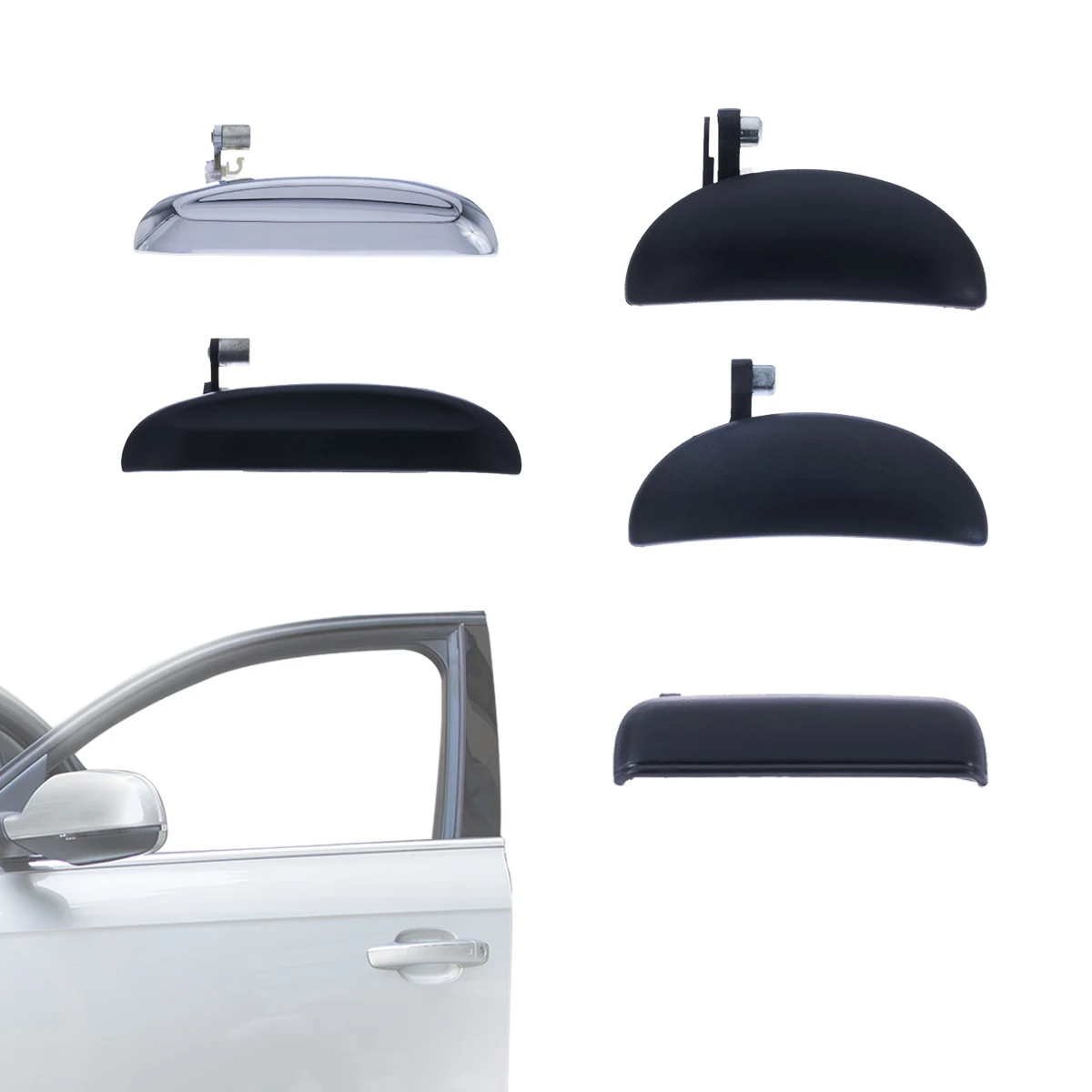 Car Exterior Door Handle 69211-12220-C2 Front W/ Keyhole Cover For Yaris Sedan, Hatchback 07-11