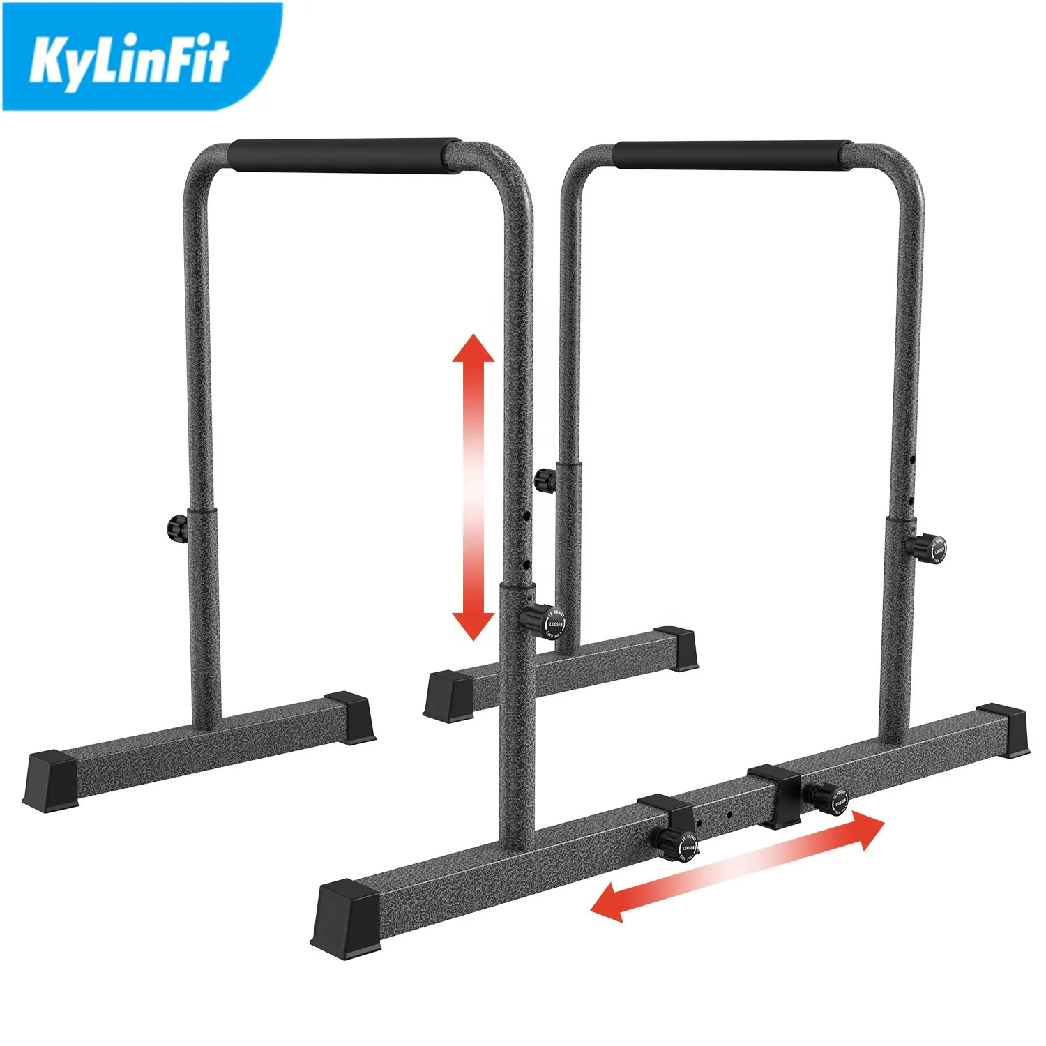 Kylinfit Регулируемый тренажерный зал Горизонтальное внутреннее оборудование для фитнеса регулируемые высокие параллели, Calisthenics, балка для гимнастики
