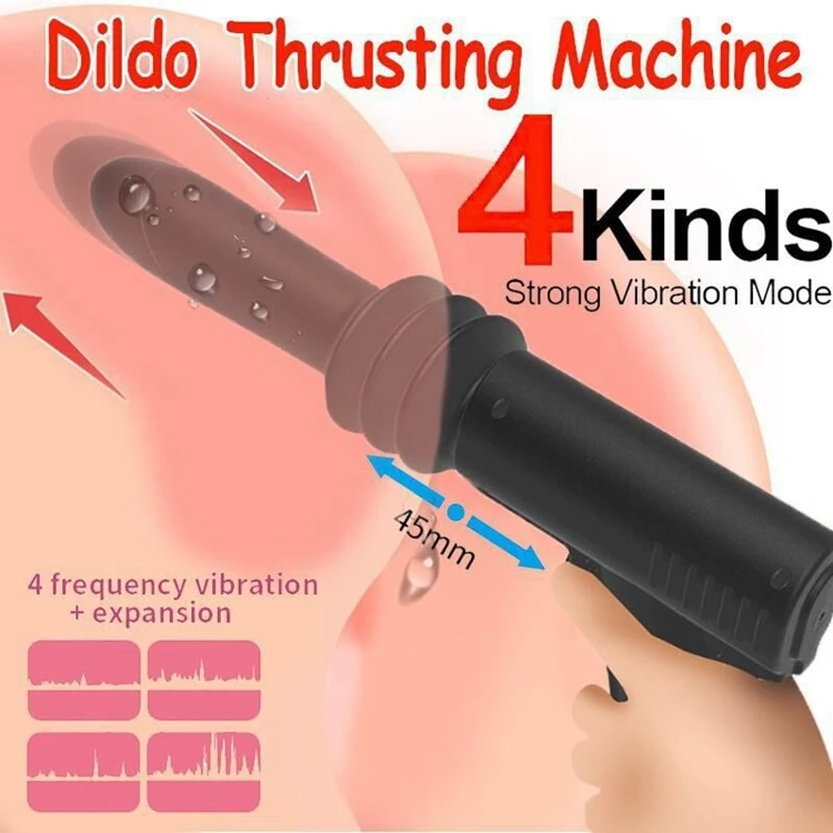 Gun shape sex machine butt plug sex toys for men and women dildo anal plug