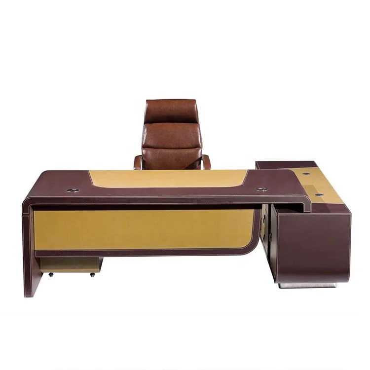 Jiulong Yousheng CEO Office Table Luxury Director Desk for President Executive Desk Set
