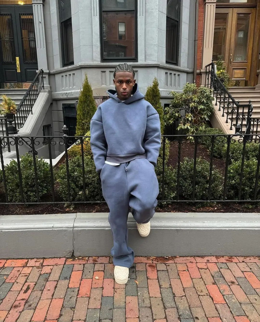 Yingling Blank Black Heavyweight 500 gsm French Terry Oversized Custom Cropped Hoodie Men Pullover Street Wear Hoodie Unisex