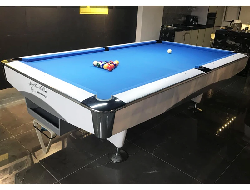 China Manufacturer Direct Sale Standard Size Chinese  Black Pool Table Billiard Snooker