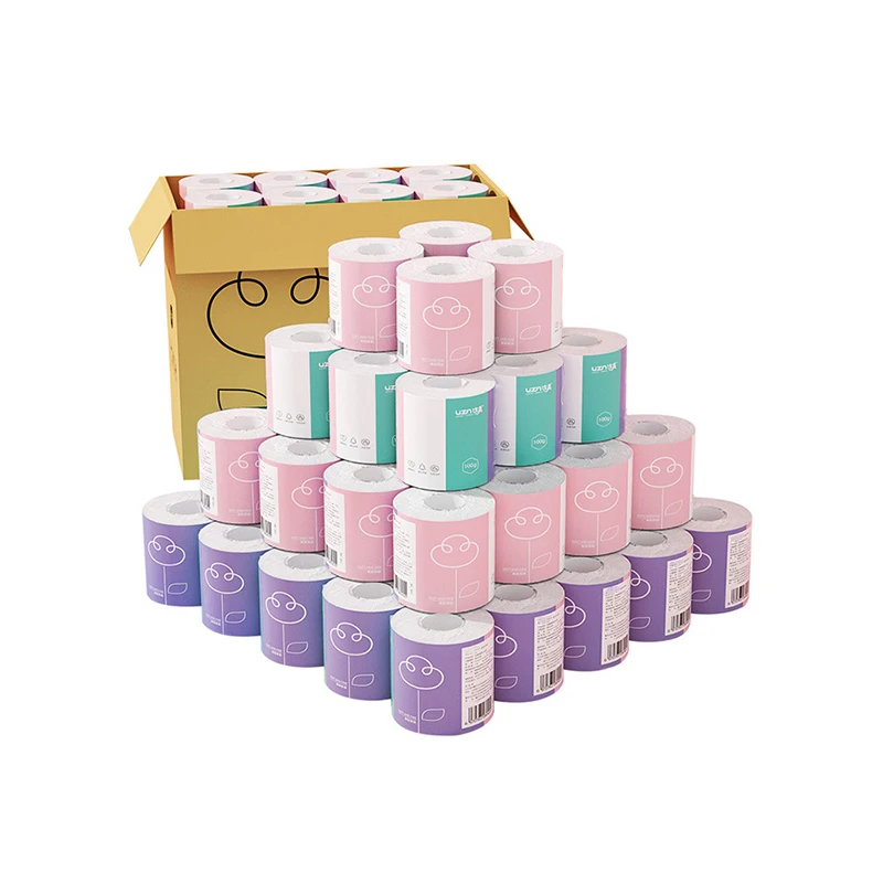 ECO Friendly Toilet Paper Soft White Toilet Paper 3 Ply Comfort Care Bath Tissue Paper Rolls