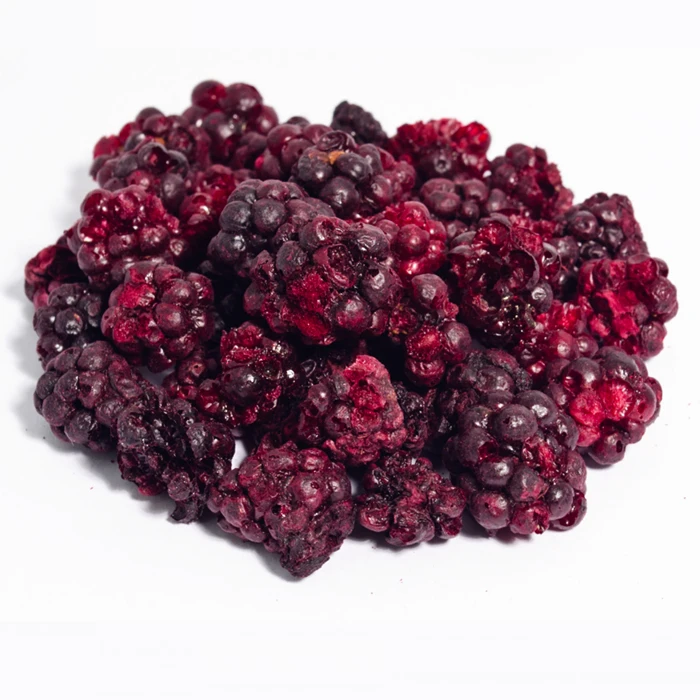 Freeze Dried Blackberry Whole Lyophilization Natural Fruits