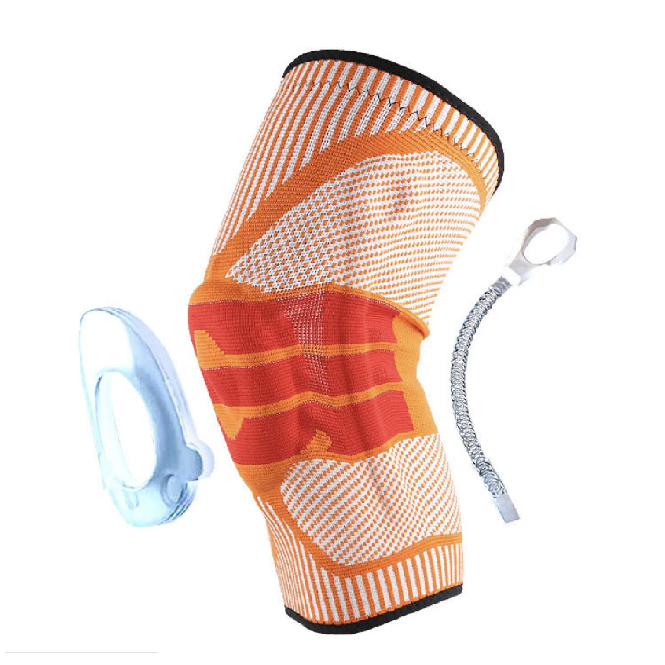 Спортивный защитный компрессионный баскетбольный 3D регулируемый ремень на шарнире с пружинными подушечками ремень рукав коленный фиксатор колена