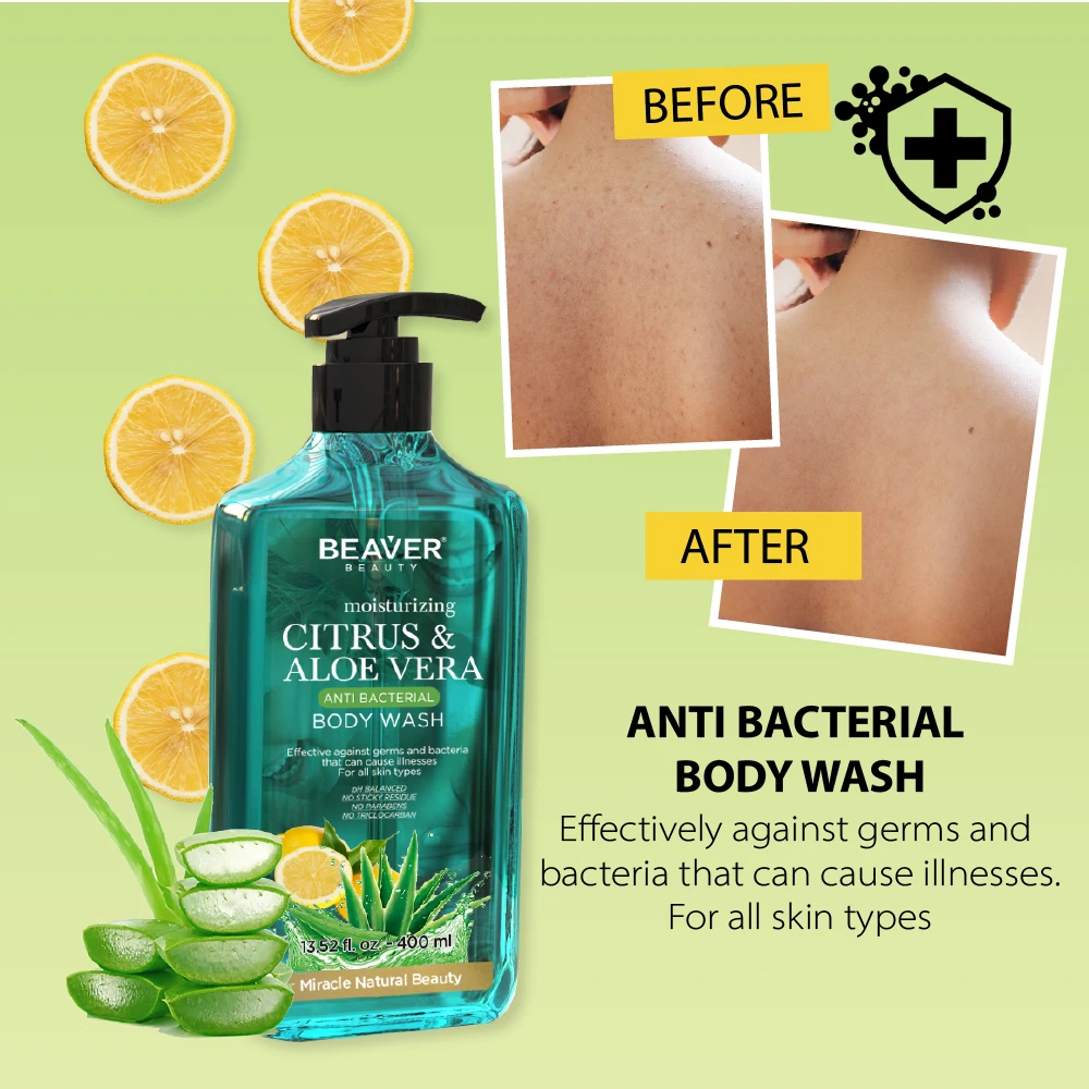 Private Label Body Fresh Cucumber and Green Tea Paraben-Free 100% extracts, paraben free