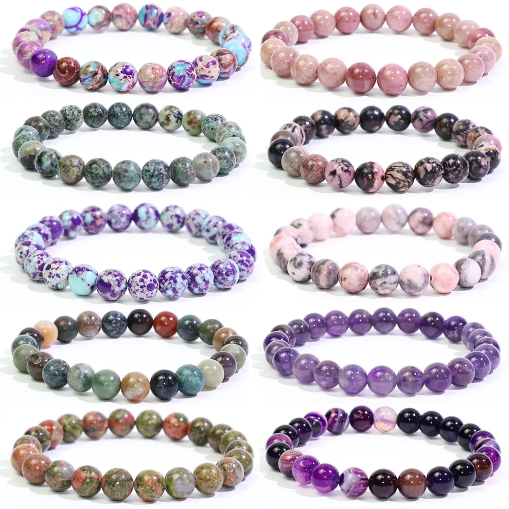 Wholesale  Colorful Crystal Beads High Quality Crystal Bracelet For Men Women Girl