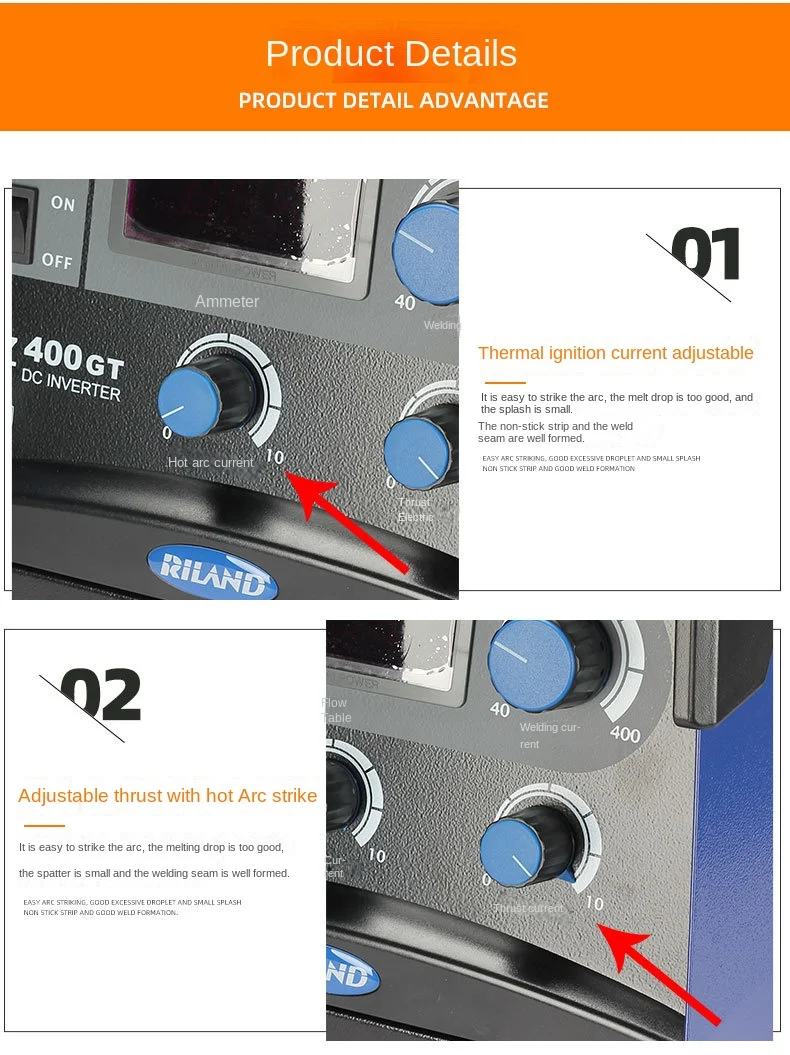 ARC-315GTS/400/500GT промышленный инвертор DC Tig & Stick сварщик руководство для стальных материалов сварочные аппараты