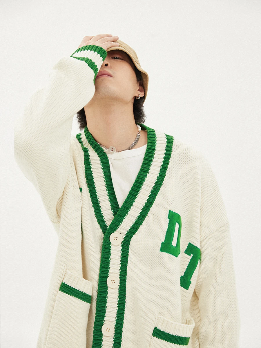 Осень-зима 2020, мужской повседневный вязаный свитер с длинным рукавом и логотипом на заказ