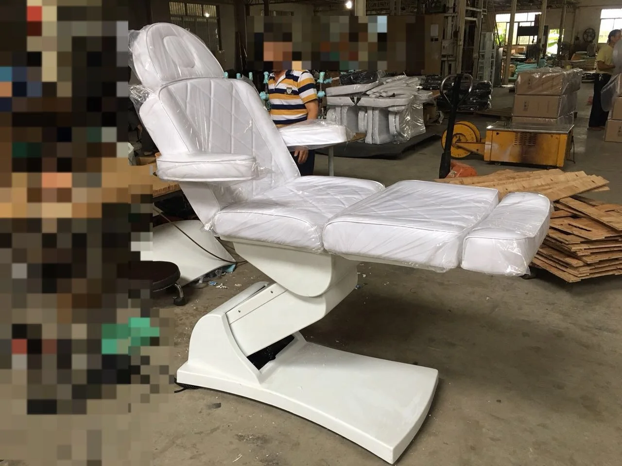 High quality 3motors or 4motors electric facial bed massage bed sale for beauty salon