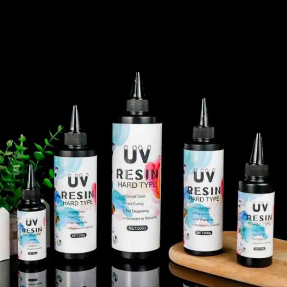 Transparent traceless uv resin hard glue liquid fast curing uv glue crack glass repairing