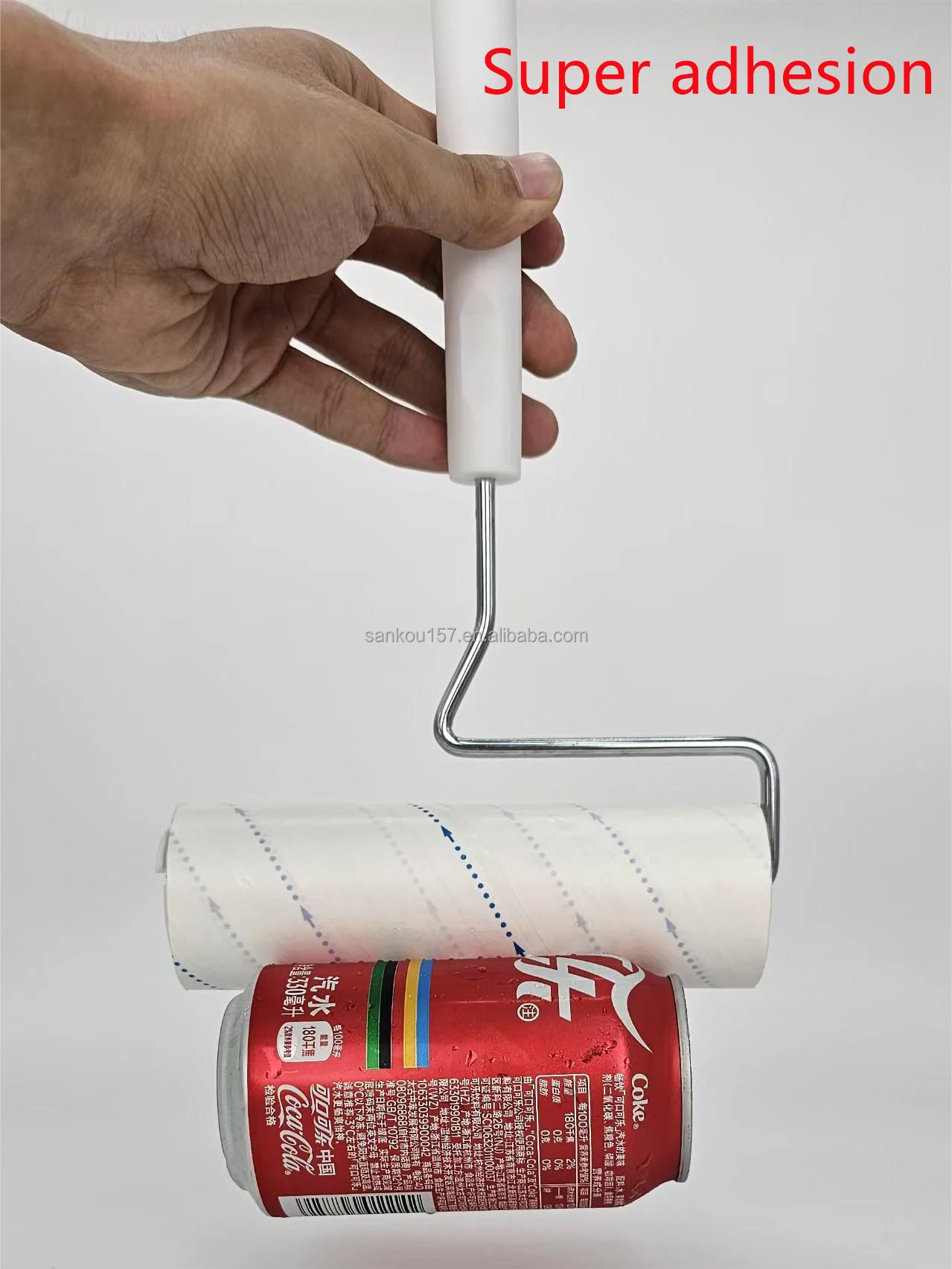 Degerming Mite Removal 16 cm Lint Roller  Brush  Hair pet Remover Harmless Material for Eco-Friendly Plastic lint remover