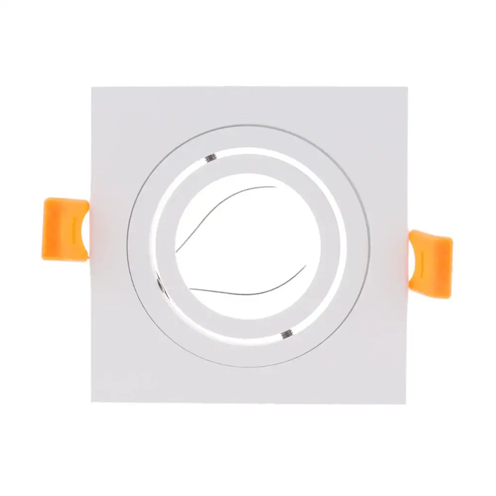 Recessed Spot Light Frame Adjustable Led Downlight Casing Square Led Spotlight Frame Fixtures