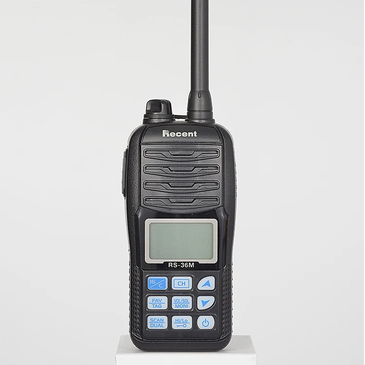 Морской VHF радио RS-36M IPX7 Водонепроницаемый Поплавок и флэш-памяти 5W морской двухстороннее портативное