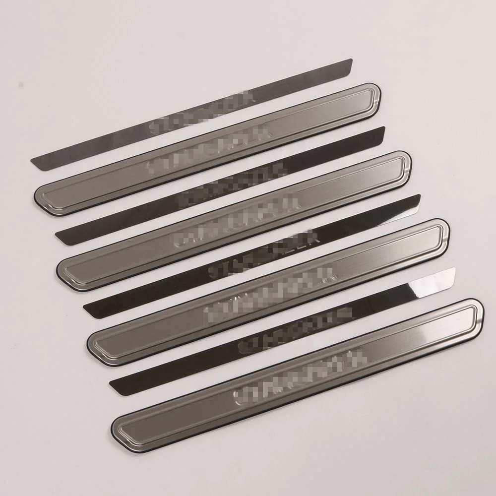 WZXD New Arrival Car Chrome Door Sill Guards  Door Sill Plate Exterior Accessories For Hyundai Stargazer 2023