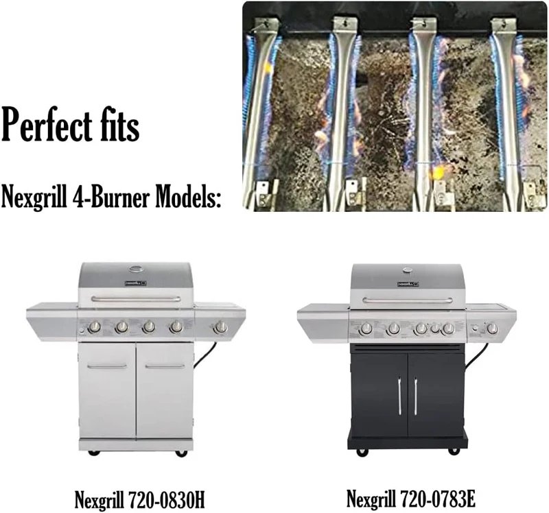 6A Customized Straight or Round bbq gas grill tube burner pipes parts Accessories Replacement For Barbecue For Wholesale