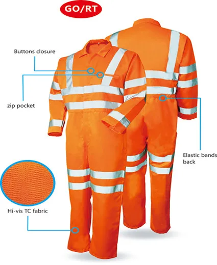 wholesale customized logo workwear  working   with  reflective  tape