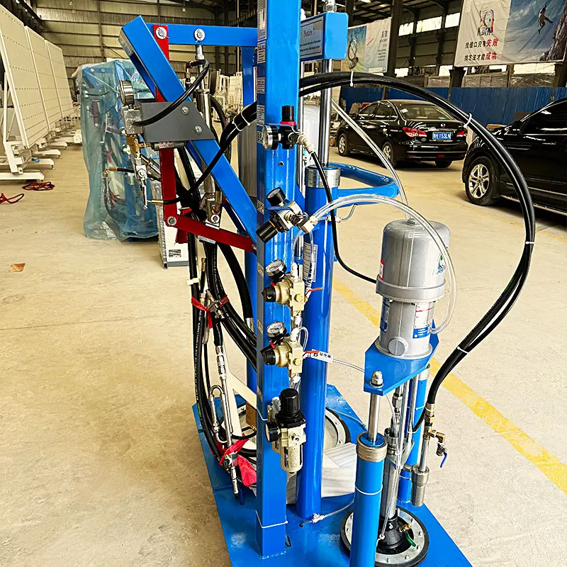 Two Component Sealant Spreading Coating Machine Insulating Glass Double Glazing Making 2 Component Sealant Extruder