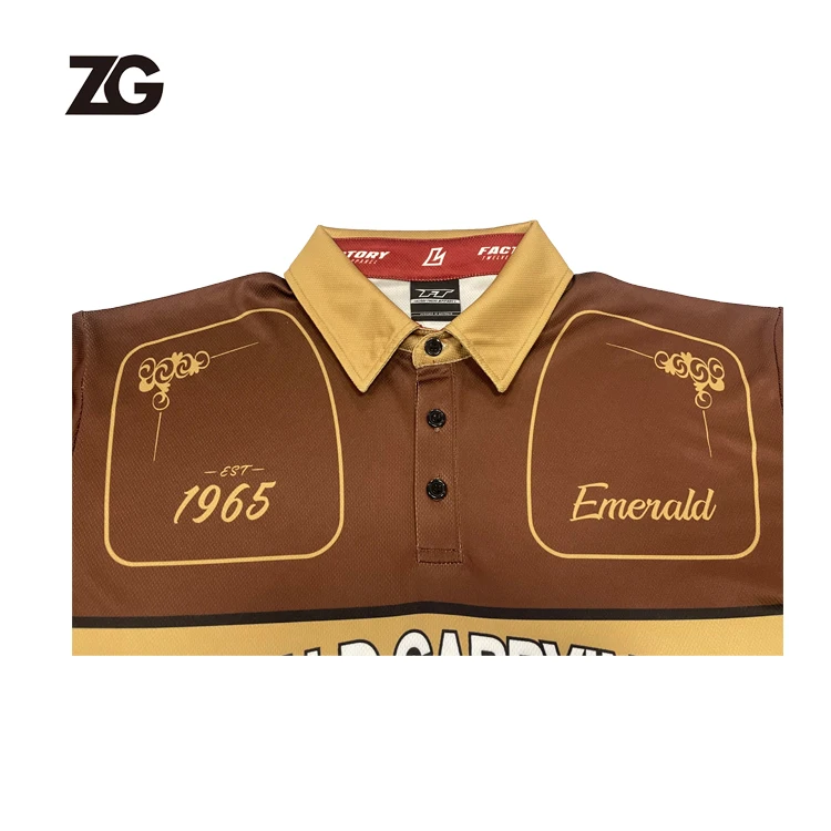 Custom new polo shirt  Wholesale Team Pit Crew Shirt Sublimation Motorsports Racing Polo Shirt