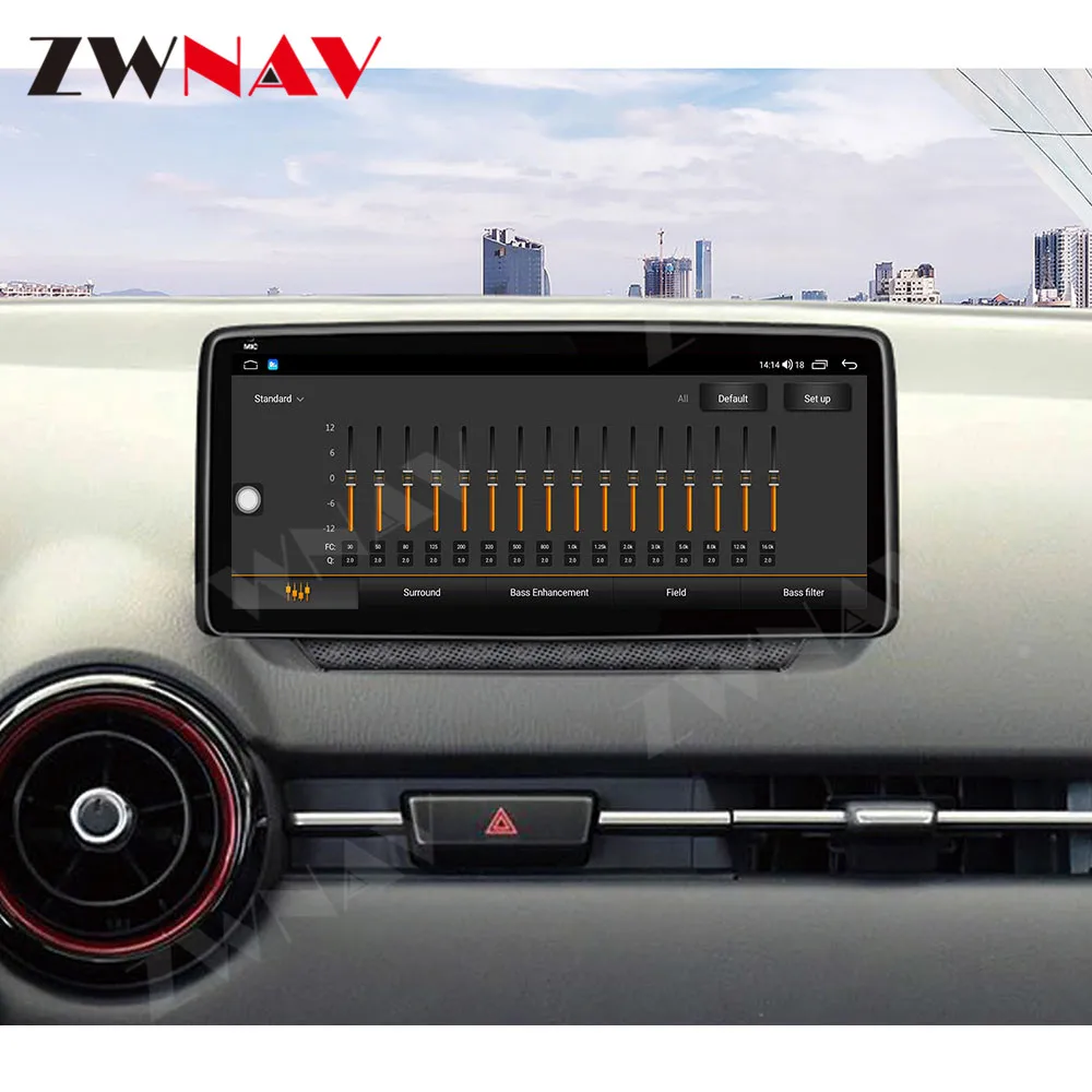 ZWNAV Android 10 0 128 Автомобильный мультимедийный стерео для MAZDA CX-3 2018 + с авто радио рекордер Carplay GPS навигации