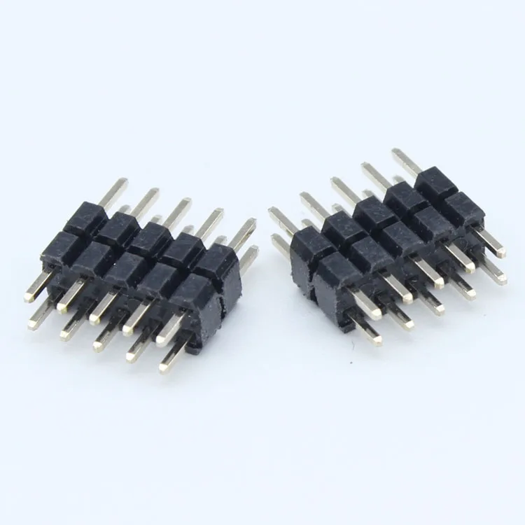  2 мм Шаг латунный штыревой разъем 4Pin 3 9 10 50 128 контактный 8 P 6 Pcb двухрядный прямой питания