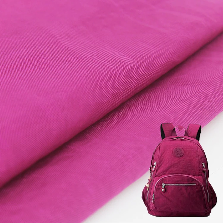 high quality factory direct sale 420D Washed nylon PU coated backpack 100% nylon oxford fabric