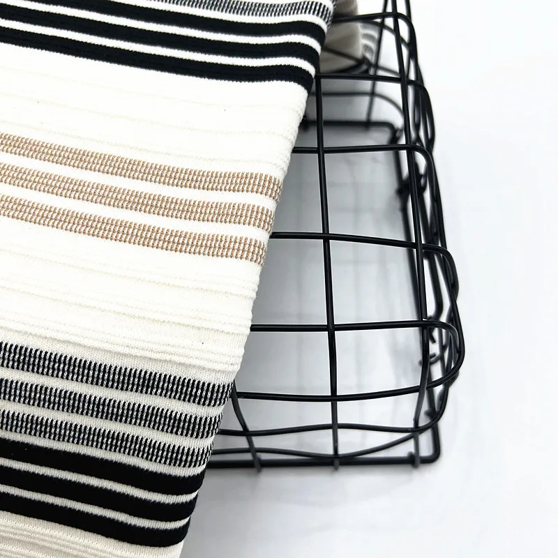 Medium Weight Custom Cvc 93 Cotton 7 Polyester Ottoman Fabric Ottoman Rib Knitting Fabric For Hat Cap