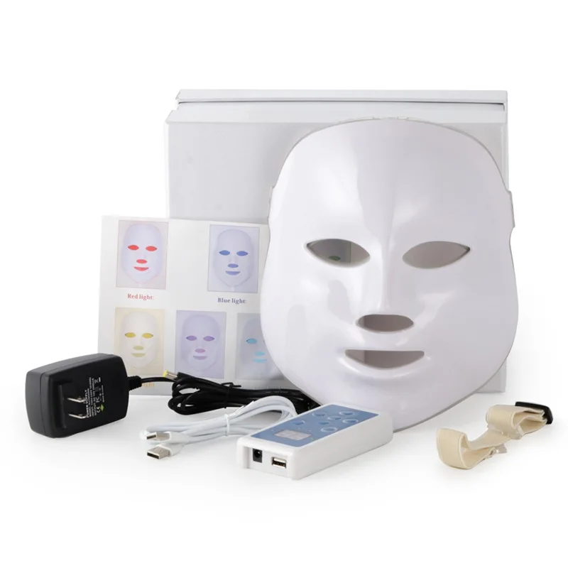 
New Arrivals PDT Photon Light Facial Skin Beauty Therapy 7 Colors LED Face Mask 