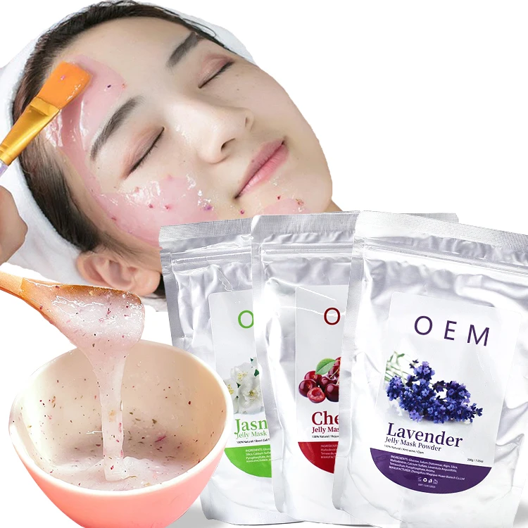 Hyaluronic Acid Organic Brighten Cleansing Peel Off Gel Nutritional Diy Soft Jelly Mask Powder