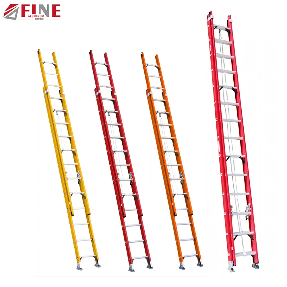 En131 Frp Escalera Extension Fiberglass Reinforced Plastic Ladder Manufacturers