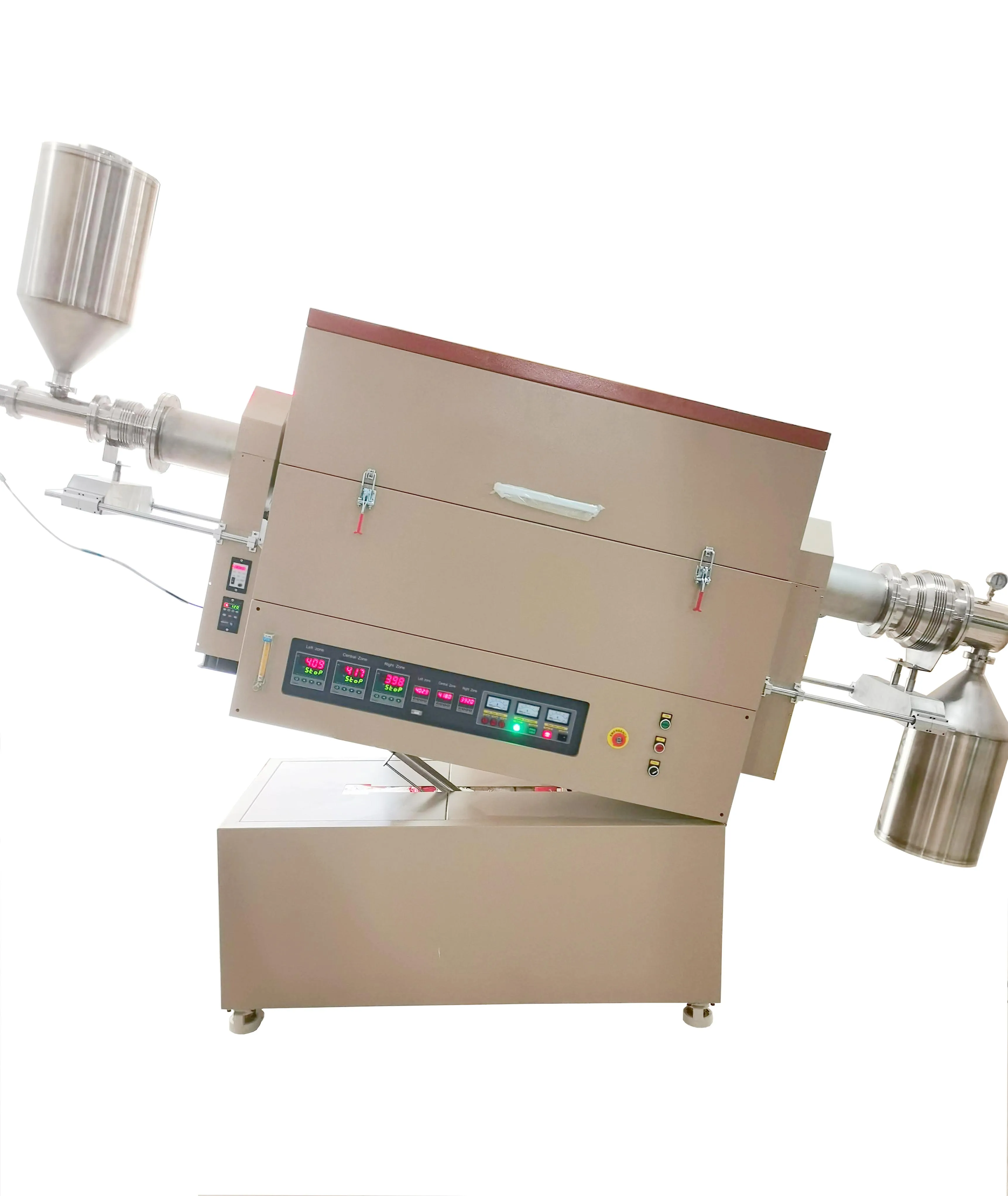 1200c Electric Heating Equipment  Processing Activated Carbontilting Rotary Sintering Tube Furnace