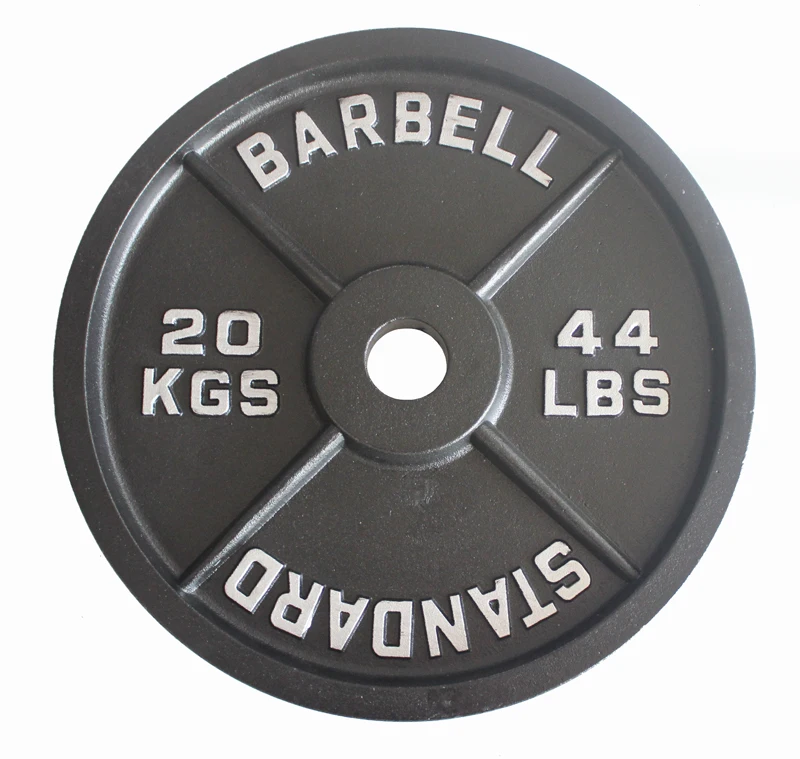 Real New Fashion Rubber Cast Iron Barbell Plates Weight Plates Barbell Standard Barbell Plates