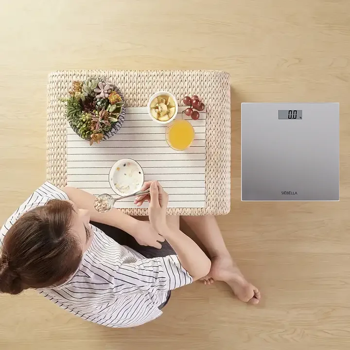 Stock OEM design Electric body scale 200kg large capacity body fat smart scale tempered glass platform bathroom body scale