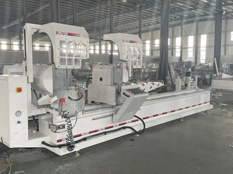 Factory Direct Customized High Speed CNC Full Auto Double Head  Cutting Saw Machine for  PVC and Aluminum Profile Window