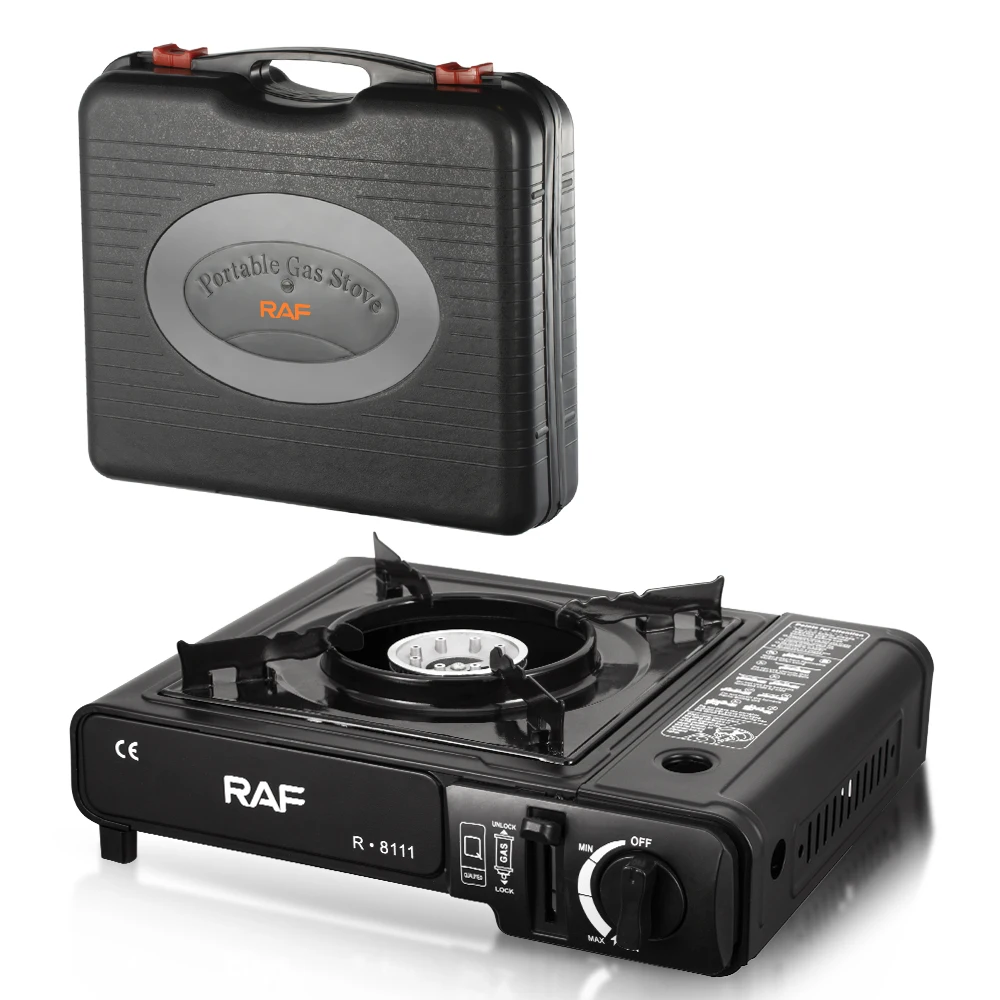 RAF Windproof Cover Portable Gas Stove Outdoor Professional Gas Burner Camping Gas Stove Without Cylinder